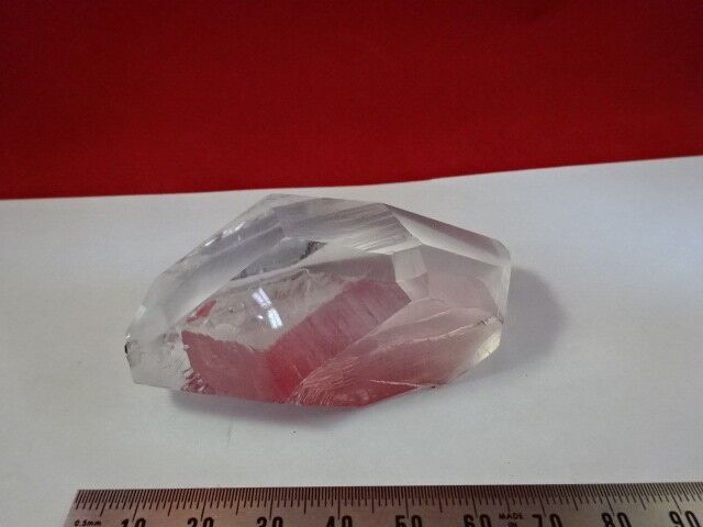 RARE BOULE SYNTHETIC QUARTZ SINGLE CRYSTAL HIGH PRESSURE SEED INSIDE &5-DT-B