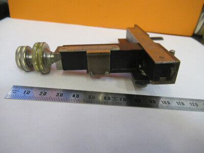 Antique Rare Kremp Wetzlar Stage Xy Clips Microscope Part