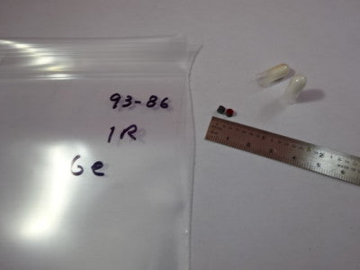 Lot 2 Ea Mini Germanium Metal Infrared Lenses IR Laser Optics