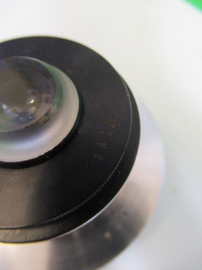 SEIBERT WETZLAR CONDENSER + IRIS OPTICS MICROSCOPE PART AS PICTURED U9-A-27