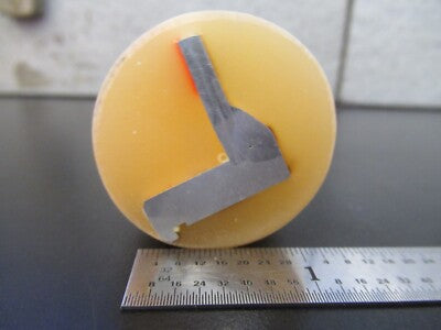 METALLOGRAPHIC SPECIMEN WELDING SAMPLE EDUCATIONAL STUDY AS PICTURED &A9-A-34
