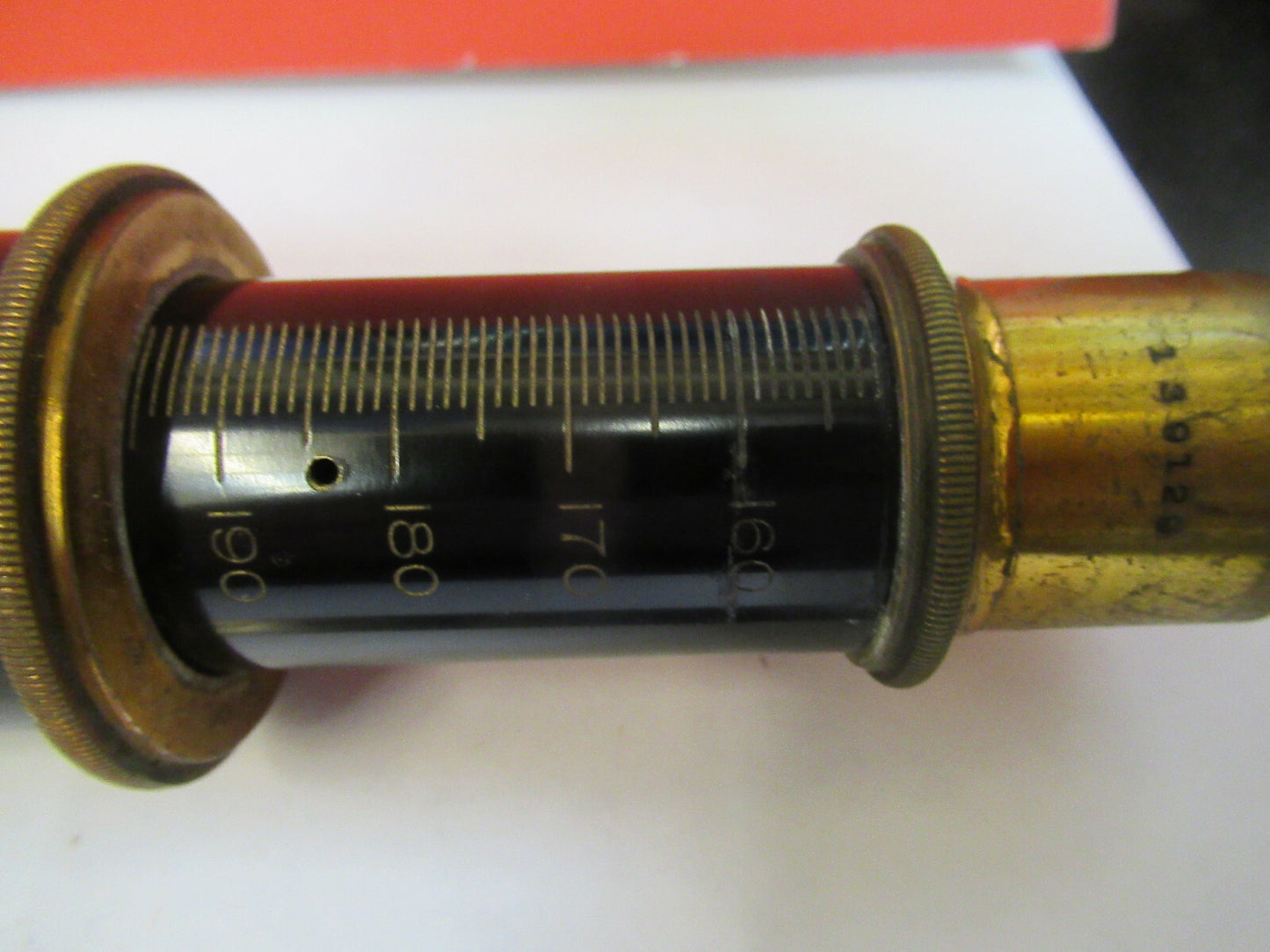 Bausch & Lomb Brass Tubus + Nosepiece Antique Microscope Part