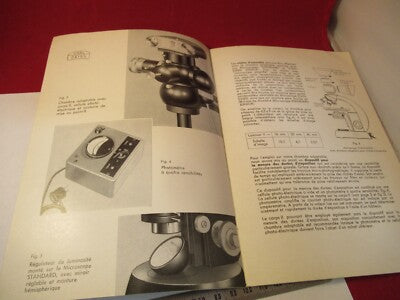Vintage Carl Zeiss AG Germany Manual Catalog Microscope Part