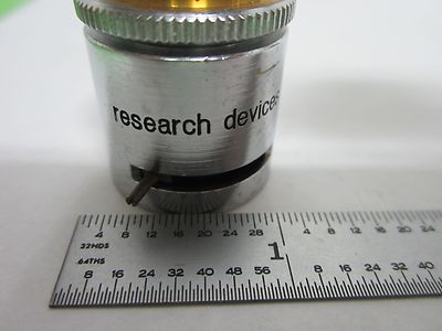 MICROSCOPE OBJECTIVE RESEARCH DEVICES AUTOCOLLIMATOR + IRIS OPTICS BIN#N5-14