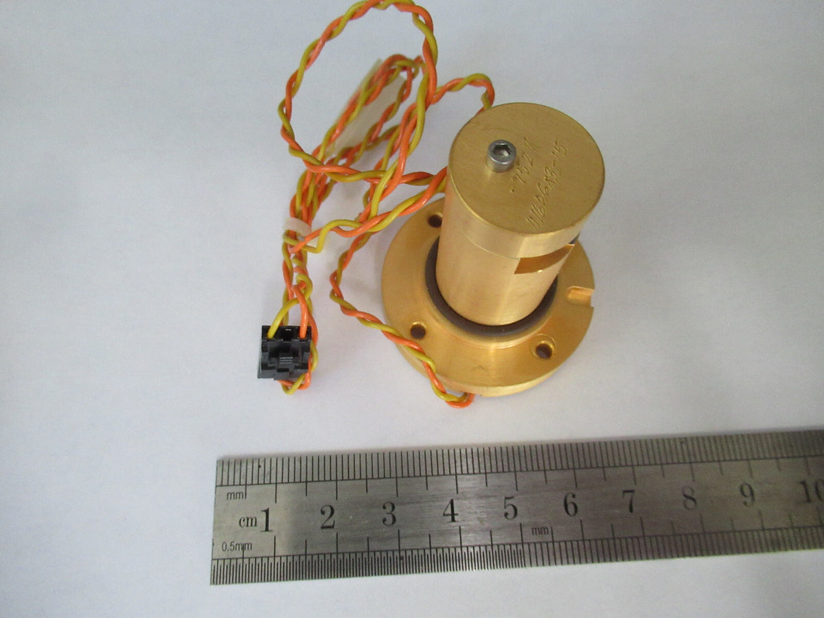 Optical Crystal Mounted on Heavy Gold Plated Copper Optics