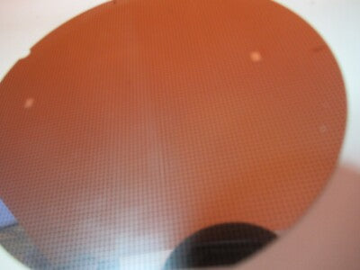 COLLECTABLE THIN SILICON WAFER WITH COMPONENTS AS PICTURED &P7-A-15