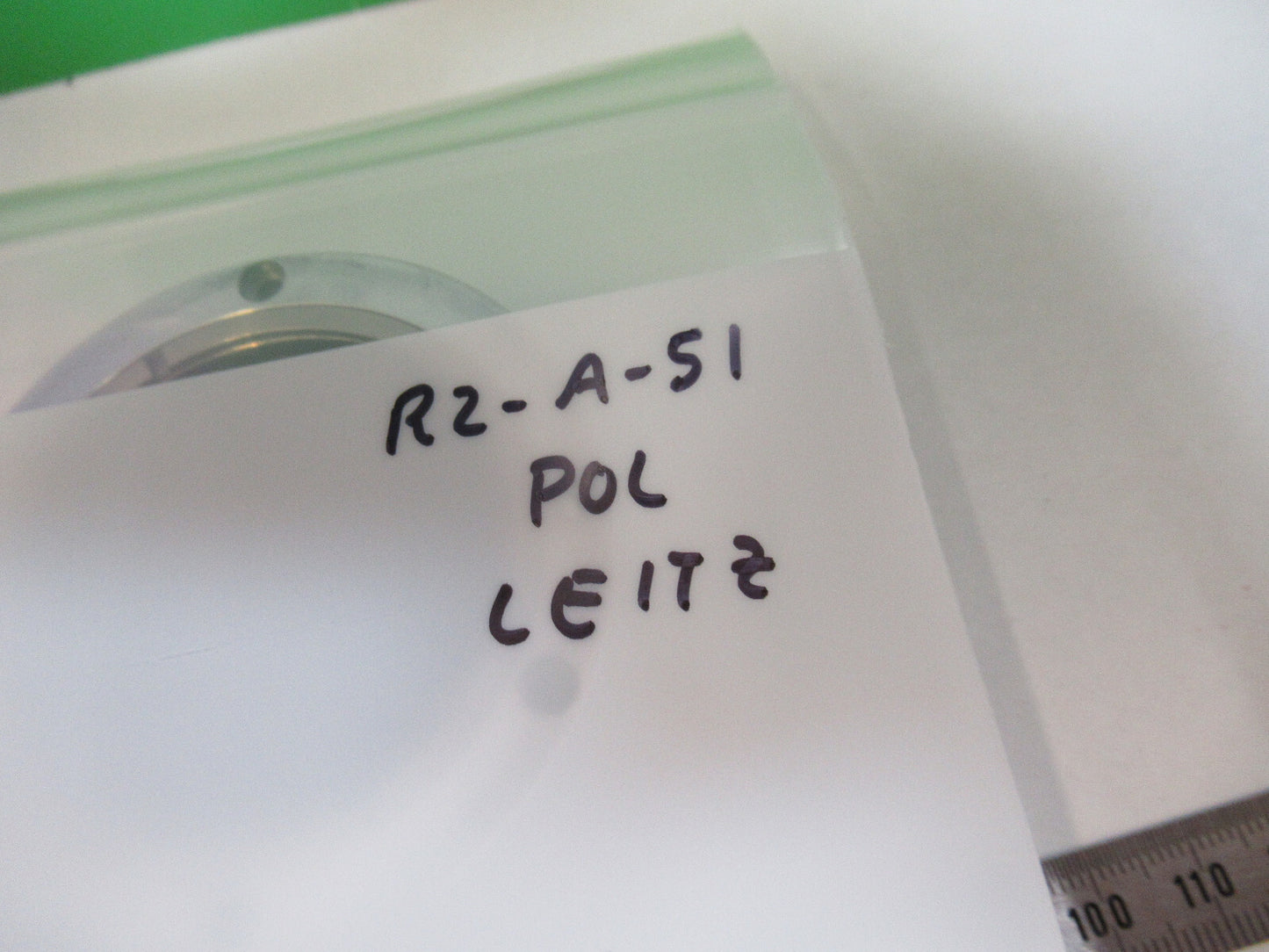 POLARIZER HEAD POL ERNST LEITZ GERMANY MICROSCOPE PART AS PICTURED &R2-A-51