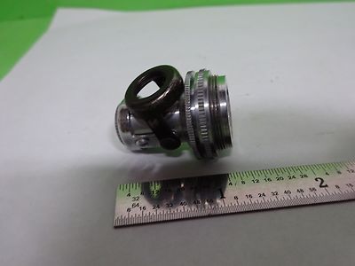 MICROSCOPE FEDERAL CONVERTIBLE OBJECTIVE 10X 20X ACHROMAT OPTICS AS IS BIN#Z1-26