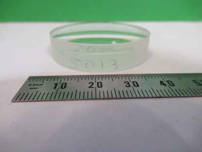 OPTICAL GLASS ACHROMAT LENS 300mm FL 40 DIA LASER OPTICS AS PICTURED U8-A-122