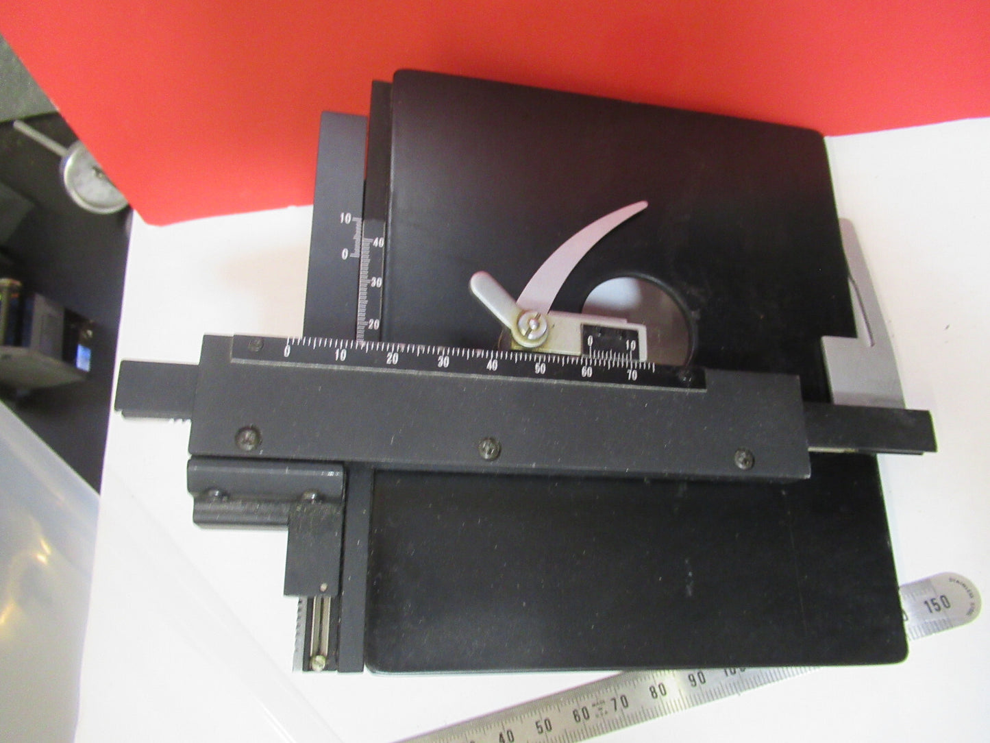 Meiji Japan Xy Table Stage Microscope Part