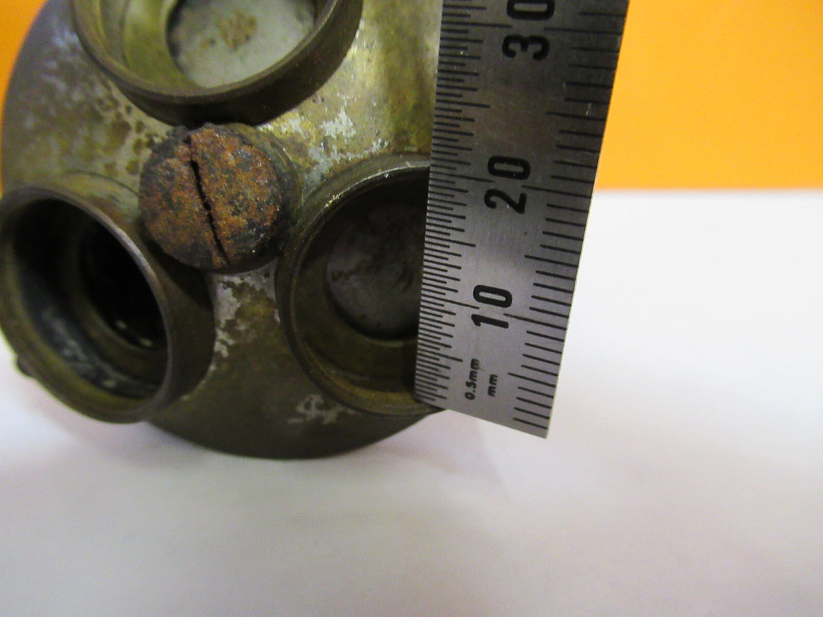 Antique Reichert Austria tubus brass Microscope Part
