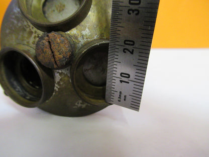Antique Reichert Austria tubus brass Microscope Part