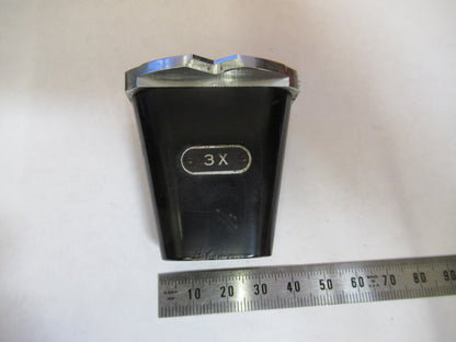AMERICAN OPTICS AO OBJECTIVE 3X STEREO MICROSCOPE PART AS PICTURED &Y3-A-10