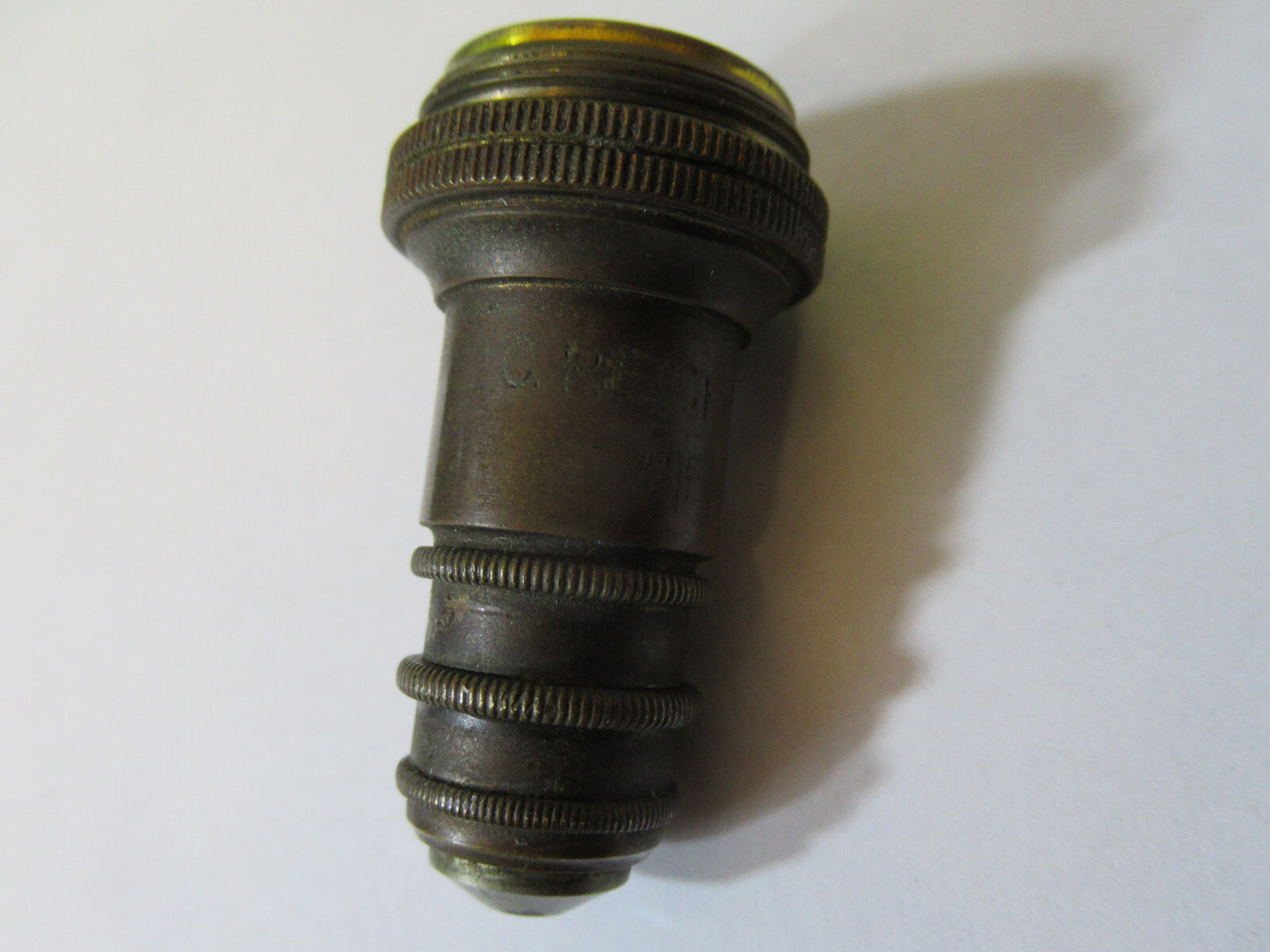 Antique Brass C. Reichert Austria Objective Microscope Part