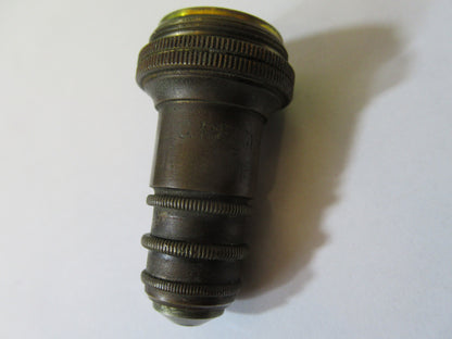 Antique Brass C. Reichert Austria Objective Microscope Part