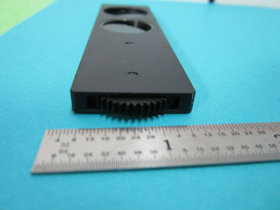MICROSCOPE PART POLARIZER SLIDE GERMANY POLARIZED OPTICS AS PICTURED BIN#B6-05