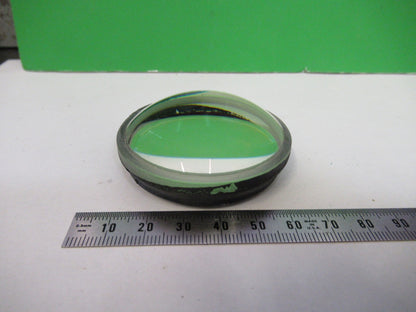 OPTICAL HIGH CONVEX CONCAVE LENS THICK GLASS MIL SPEC OPTICS AS PICTURED V3-A-40