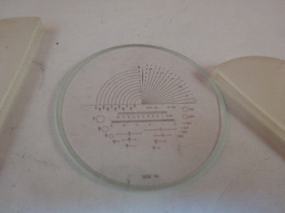MIKROSKOPTEIL SPI LOPE LUPE RETICLE OPTICS AS IS #21-A-19