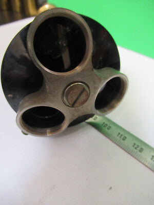 Antique Brass Tubus + Nosepiece Ernst Leitz Microscope Part