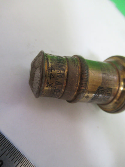 ANTIQUE BRASS SPENCER AO OBJECTIVE MICROSCOPE PART AS PICTURED T6-A-45