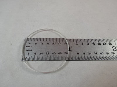 OPTICAL MICROSCOPE RETICLE 24 mm DAMETER OPTICS AS PICTURED &J8-B-04