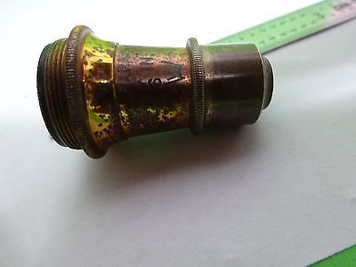 MIKROSKOPTEIL OBJEKTIV WATSON UK 1/6 VINTAGE OPTICS AS IS BIN#H7-A-15