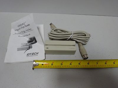 IDTECH MINIMAG CREDIT CARD READER MAGNETIC STRIPE AS IS BIN#TC-4-1-K
