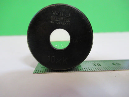 EYEPIECE WILD HEERBRUGG SWISS 10xK OPTICS MICROSCOPE PART AS PICTURED T6-A-68