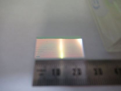 OPTICAL SPECTRA PHYSICS COATED PLATE LENS PHOTONICS OPTICS AS PICTURED T6-B-33
