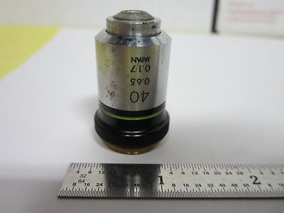 Microscope Optical Part Objective Olympus Japan 40X Optics