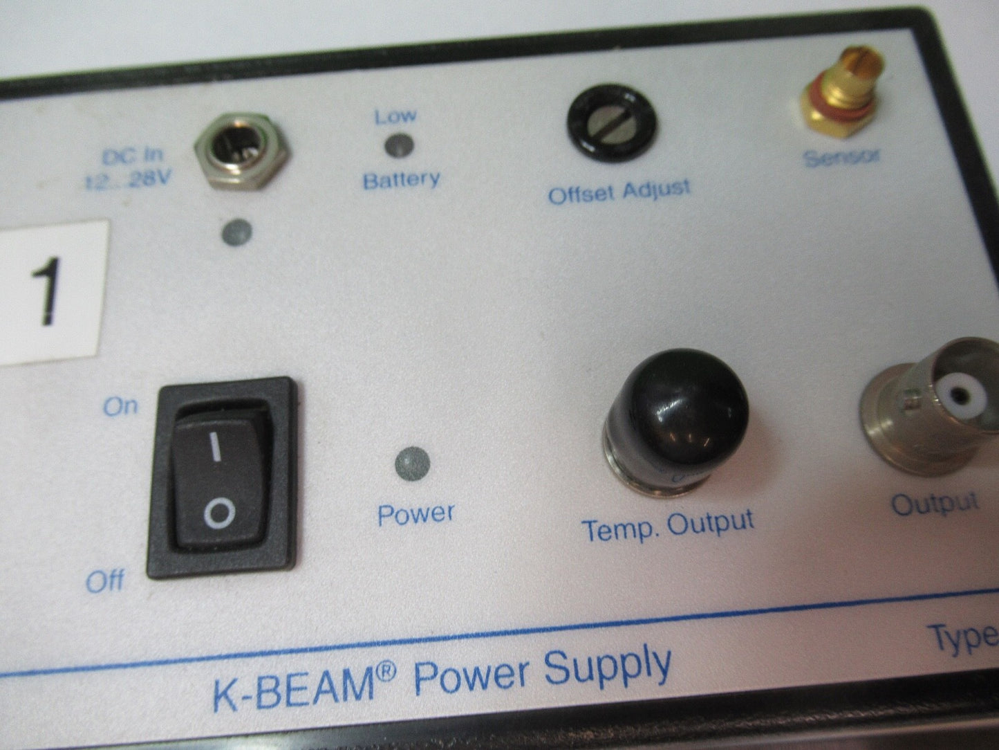 KISTLER K-BEAM POWER SUPPLY 5210 for ACCELEROMETER AS PICTURED G5-A-12