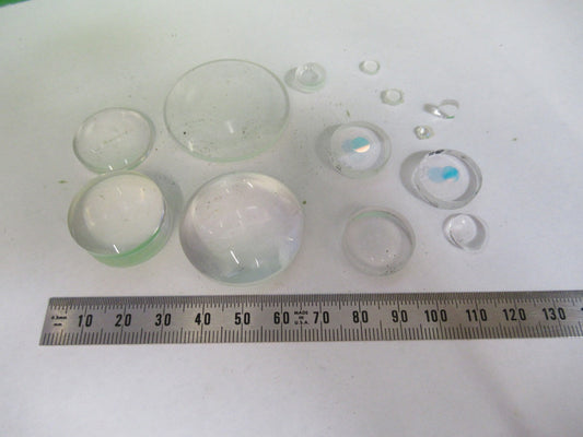 LOT OPTICAL GLASS LENSES ASSORTED LASER OPTICS NICE AS PICTURED U9-A-45