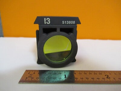 LEITZ LEICA FLUORESCENCE I3 513808 FILTER CUBE MICROSCOPE PART AS PIC &H8-B-08