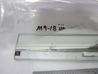 MICROSCOPE PART HEIDENHAIN GERMANY C10 RULER SCALE OPTICS AS IS BIN#M9-18