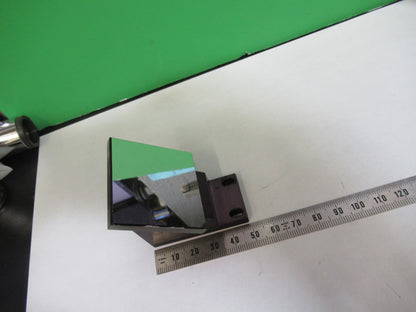 OLYMPUS JAPAN MOUNTED GLASS FLAT MIRROR MICROSCOPE PART AS PICTURED T4-A-27