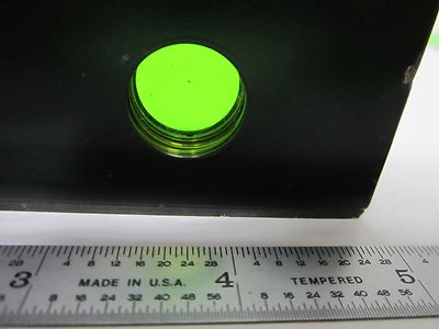 MICROSCOPE OPTICAL SLIDE FILTER ZEISS GERMANY [delaminated] OPTICS BIN#N5-21