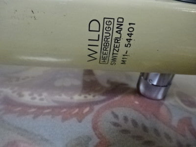 WILD HEERBRUGG M11 SWISS LIMB + BRASS CONDENSER HOLDER MICROSCOPE PART &5-A-01