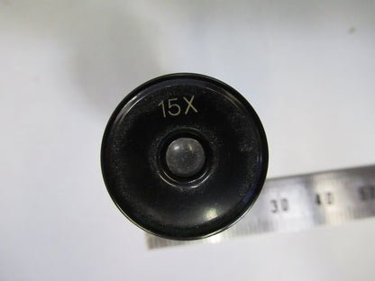 PRECISION JAPAN 15X OCULAR 18mm dia EYEPIECE MICROSCOPE PART AS PICTURED U9-A-19