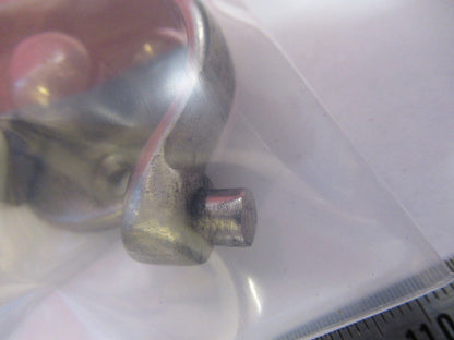 ANTIQUE SPENCER SET HANDLE + LOCK NO KEY MICROSCOPE PART AS PICTURED V7-A-19