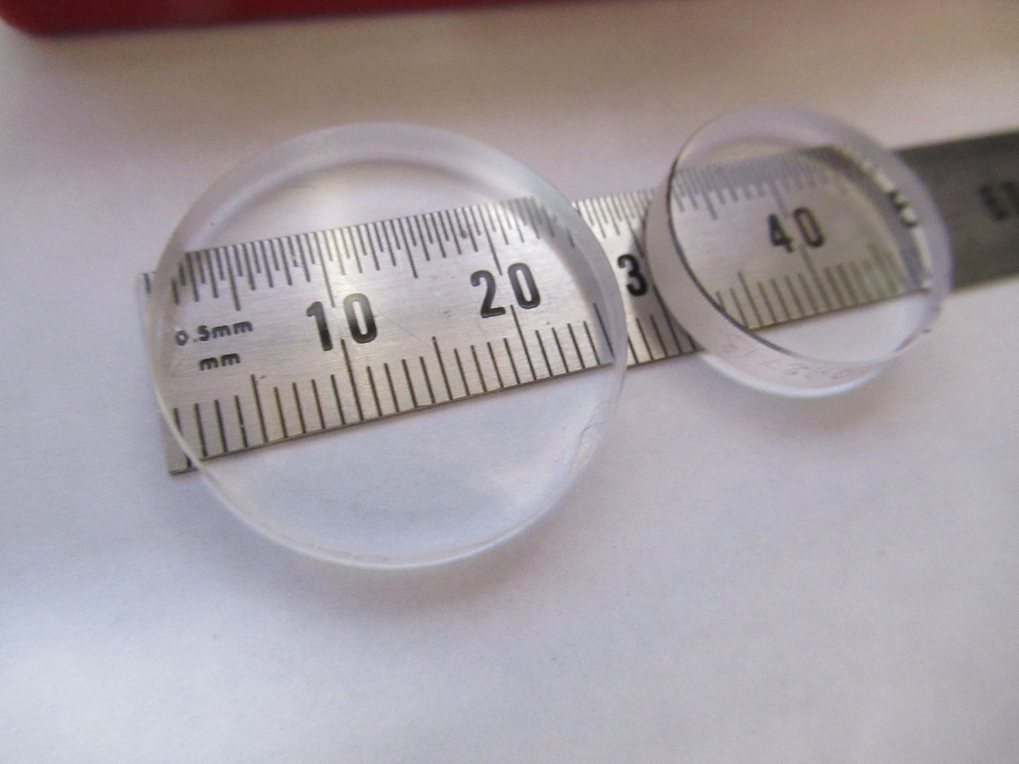 OPTICAL LENS LOT CALCIUM FLUORIDE CaF2 INFRARED OPTICS AS PICTURED T7-FD-98