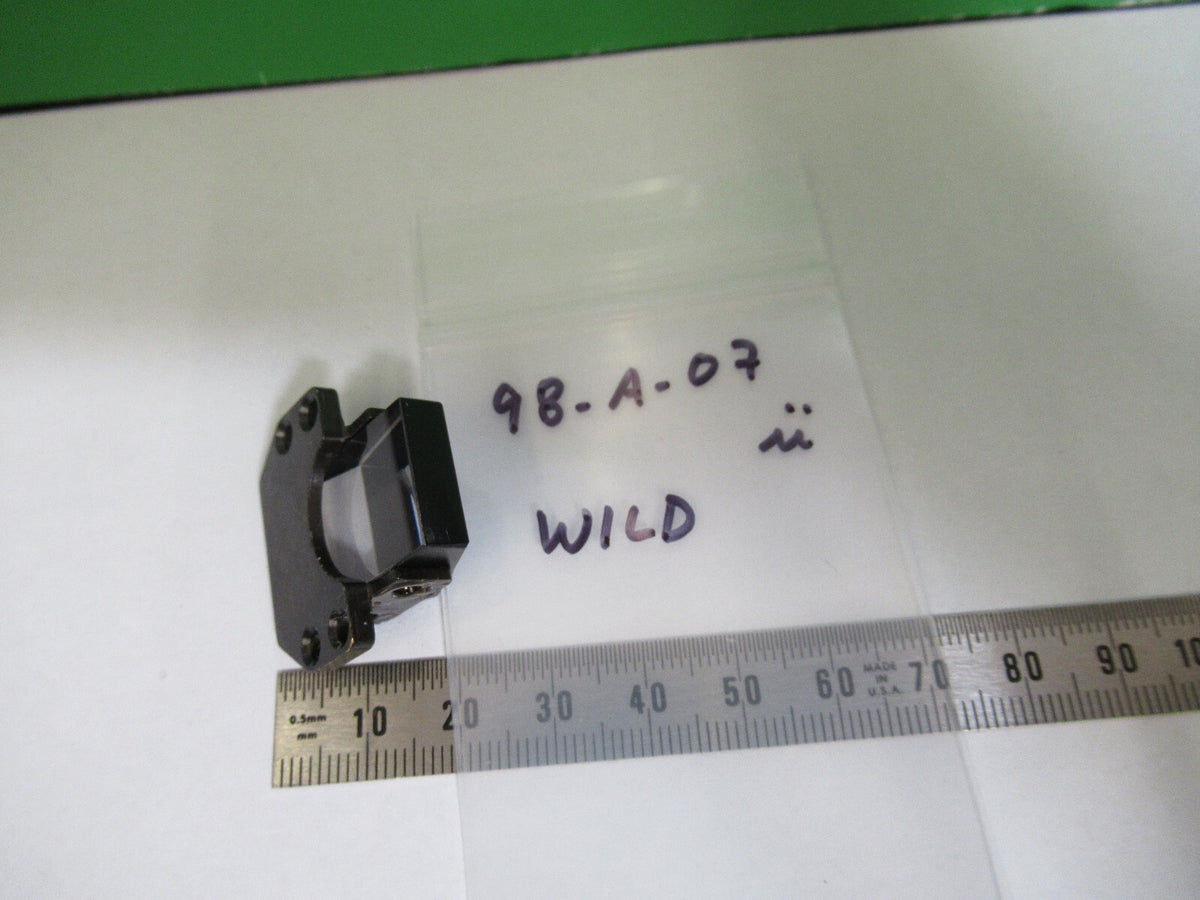 WILD SWISS GLASS PRISM OPTICS MICROSCOPE OPTICAL PART AS PICTURED 98-A-07