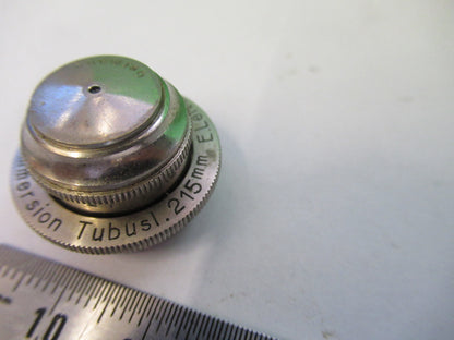 ANTIQUE ERNST LEITZ 1/16 OBJECTIVE MICROSCOPE PART AS PICTURED #H3-A-63