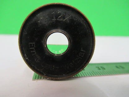 ANTIKES ERNST LEITZ 12X OKULAR-OKROSKOPTEIL WIE ABGEBILDET &amp;Z1-A-230
