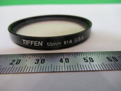 CAMERA LENS COVER FILTER TIFFEN 81A 55mm AS PICTURED R2-A-111