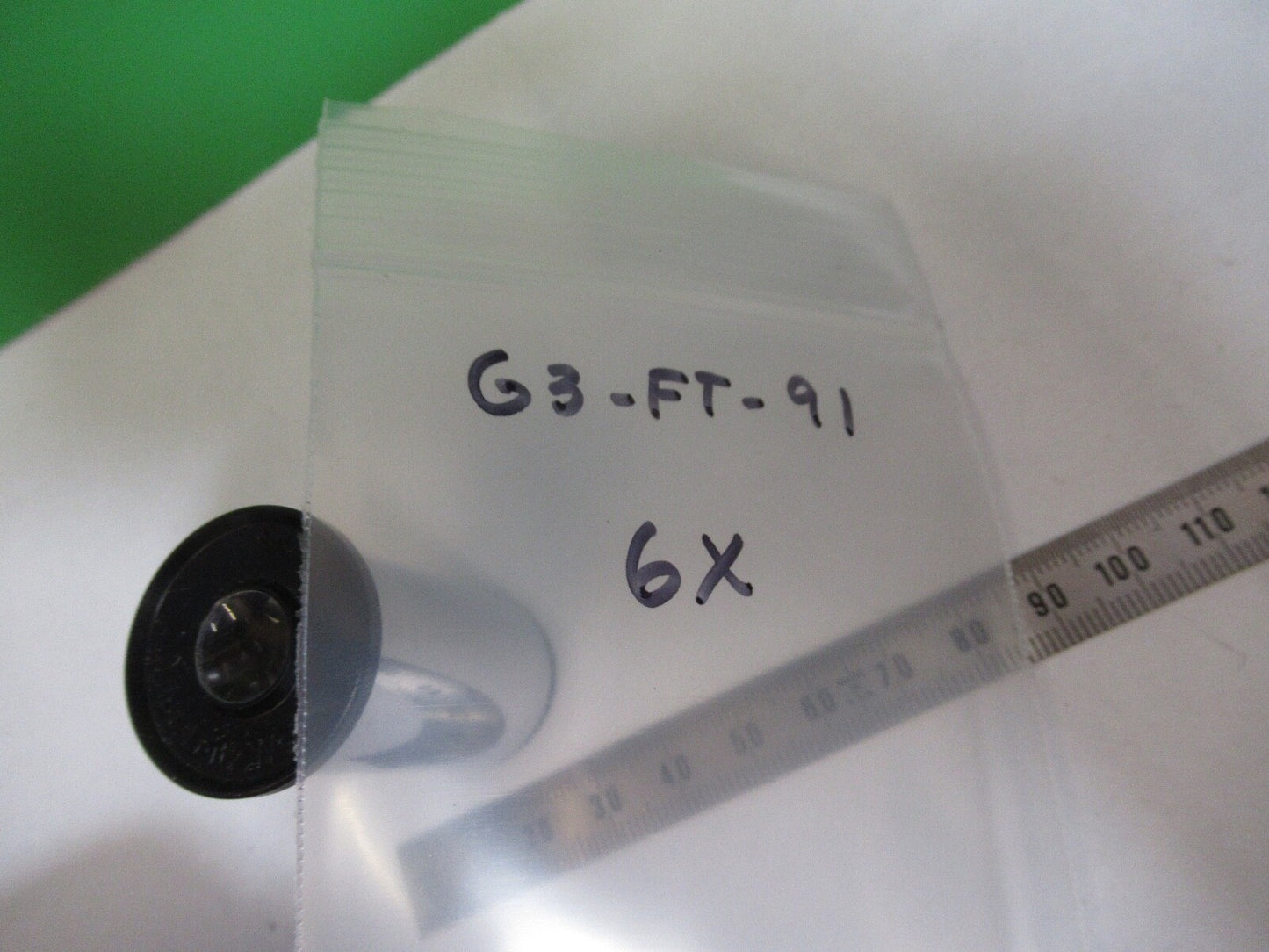 ERNST LEITZ WETZLAR GERMANY EYEPIECE 6X MICROSCOPE PART AS PICTURED G3-FT-91