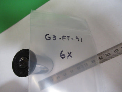 ERNST LEITZ WETZLAR GERMANY EYEPIECE 6X MICROSCOPE PART AS PICTURED G3-FT-91