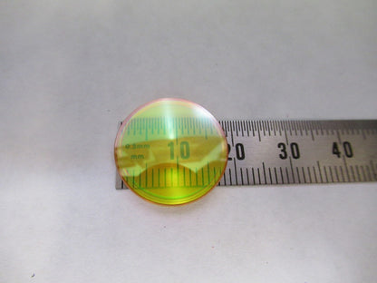 OPTICAL ZnSe ZINC SELENIDE INFRARED LENS PL-CX IR OPTICS AS PICTURED U8-A-76