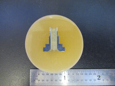 METALLOGRAPHIC SPECIMEN WELDING SAMPLE EDUCATIONAL STUDY AS PICTURED &A9-A-22