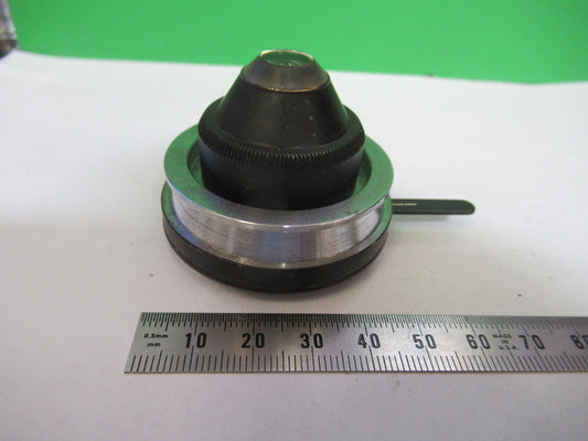 American Optical Co. Spencer Lens Co. Condenser + Iris Optics Microscope Part