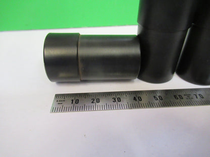 LOT 3ea AO EMPTY BRASS OBJECTIVE CANISTER MICROSCOPE PART AS PICTURED #R1-A-76
